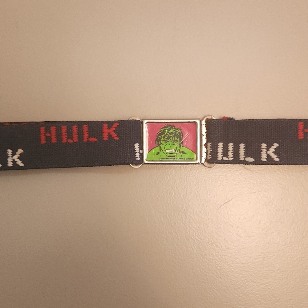 Vintage 1980 Marvel Comics Hulk Belt